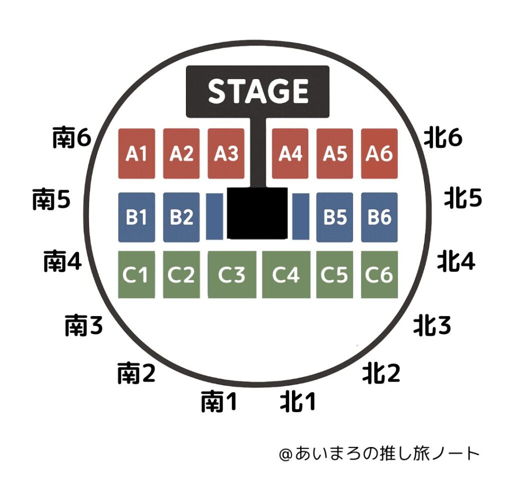 サンドーム福井の座席表