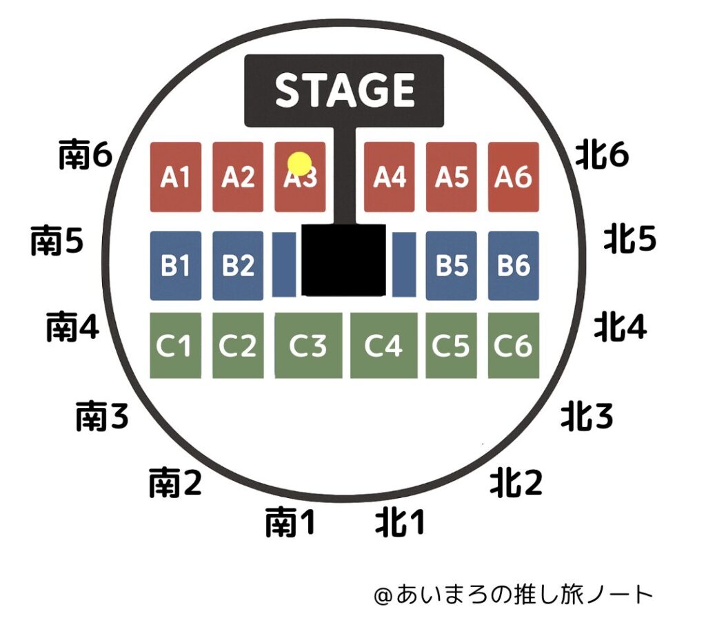 サンドーム福井A3アリーナブロック
