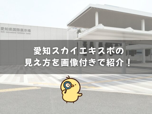 愛知スカイエキスポのライブの見え方を画像付きで紹介！