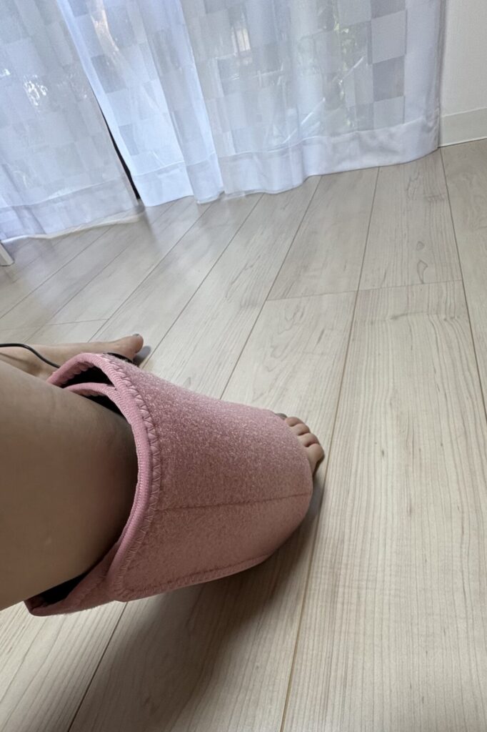 ゴリラのひとつかみを足首に使ってみた!